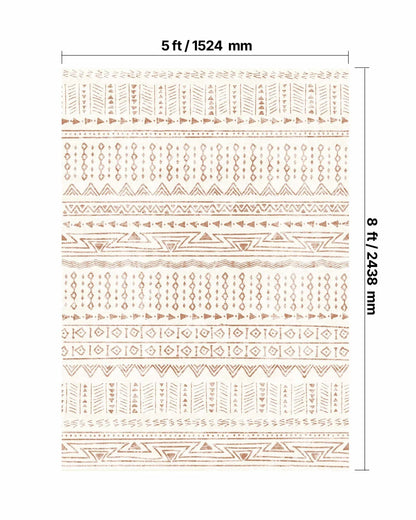 VEVOR Area Rug, 5 x 8 ft Large Washable Rug, Non-Slip and Tear-Resistant Soft Carpet, Pet & Child Friendly Modern Area Rugs, Indoor Mat for Bedroom, Office, Living Room, Kids Room, Entryway, Beige - View 2