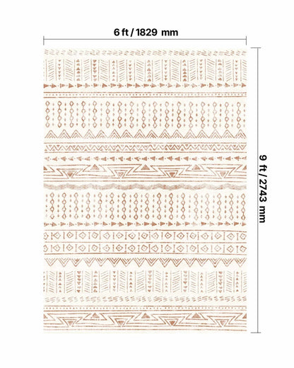 VEVOR Area Rug, 6 x 9 ft Large Washable Rug, Non-Slip and Tear-Resistant Soft Carpet, Pet & Child Friendly Modern Area Rugs, Indoor Mat for Bedroom, Office, Living Room, Kids Room, Entryway, Beige - View 2