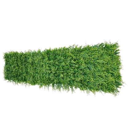 VEVOR Artificial Plant Wall, 12PCS 20 x 20 in Artificial Boxwood Panels, Sun Protection Greenery Backdrop Privacy Hedge Fence, Fake Grass Screen for Wedding, Indoor, Outdoor Garden, Backyard - View 8