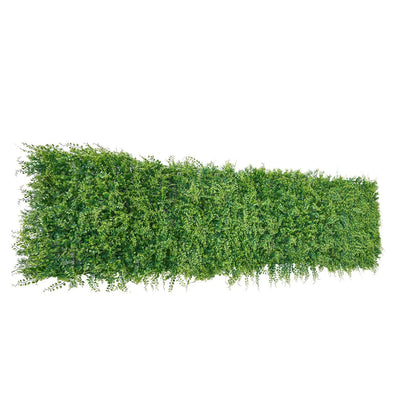VEVOR Artificial Plant Wall, 12PCS 20 x 20 in Artificial Boxwood Panels, Sun Protection Greenery Backdrop Privacy Hedge Fence, Fake Grass Screen for Wedding, Indoor, Outdoor Garden, Backyard - View 9