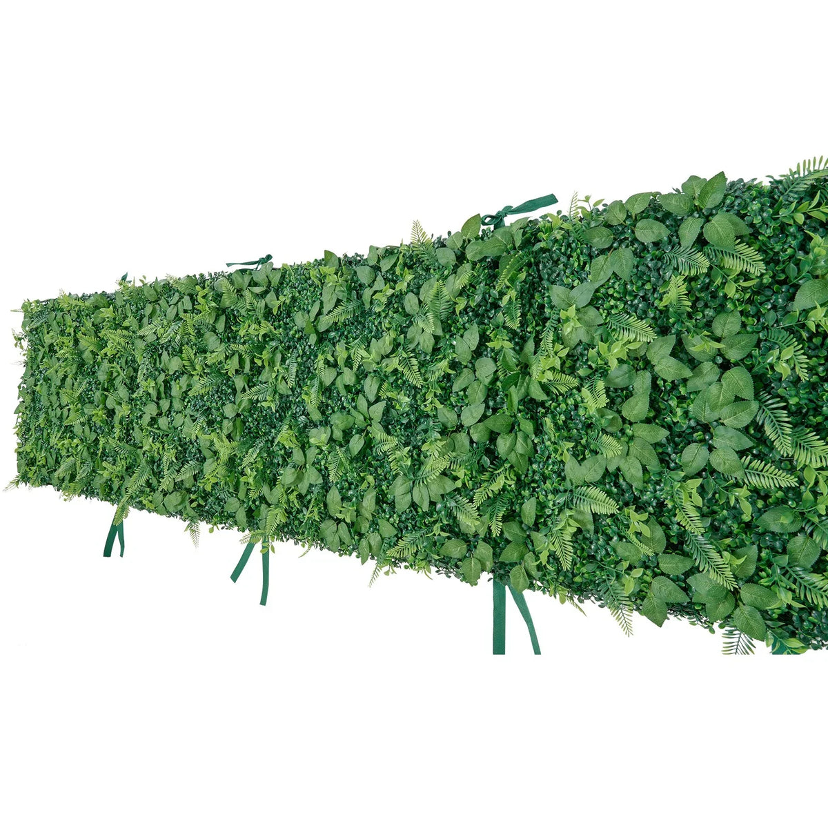 VEVOR Artificial Plant Wall, 4 PCS, Each Panel 2 x 8 ft Artificial Boxwood Panels, Sun Protection Greenery Backdrop Privacy Hedge Fence, Fake Grass Screen for Wedding, Indoor, Outdoor Garden, Backyard - View 8