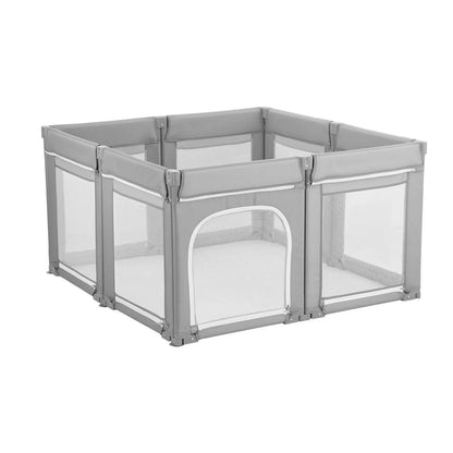 VEVOR Baby Playpen, 47.2″ x 47.2″ Foldable Toddlers Playpen, Indoor/Outdoor Baby Fence Play Yard with Zippered Door & Soft Breathable Mesh, No-Gap Toddlers Activity Center for 6 -24 Months Babies - View 10