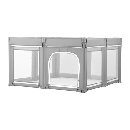 VEVOR Baby Playpen, 47.2″ x 47.2″ Foldable Toddlers Playpen, Indoor/Outdoor Baby Fence Play Yard with Zippered Door & Soft Breathable Mesh, No-Gap Toddlers Activity Center for 6 -24 Months Babies - View 8