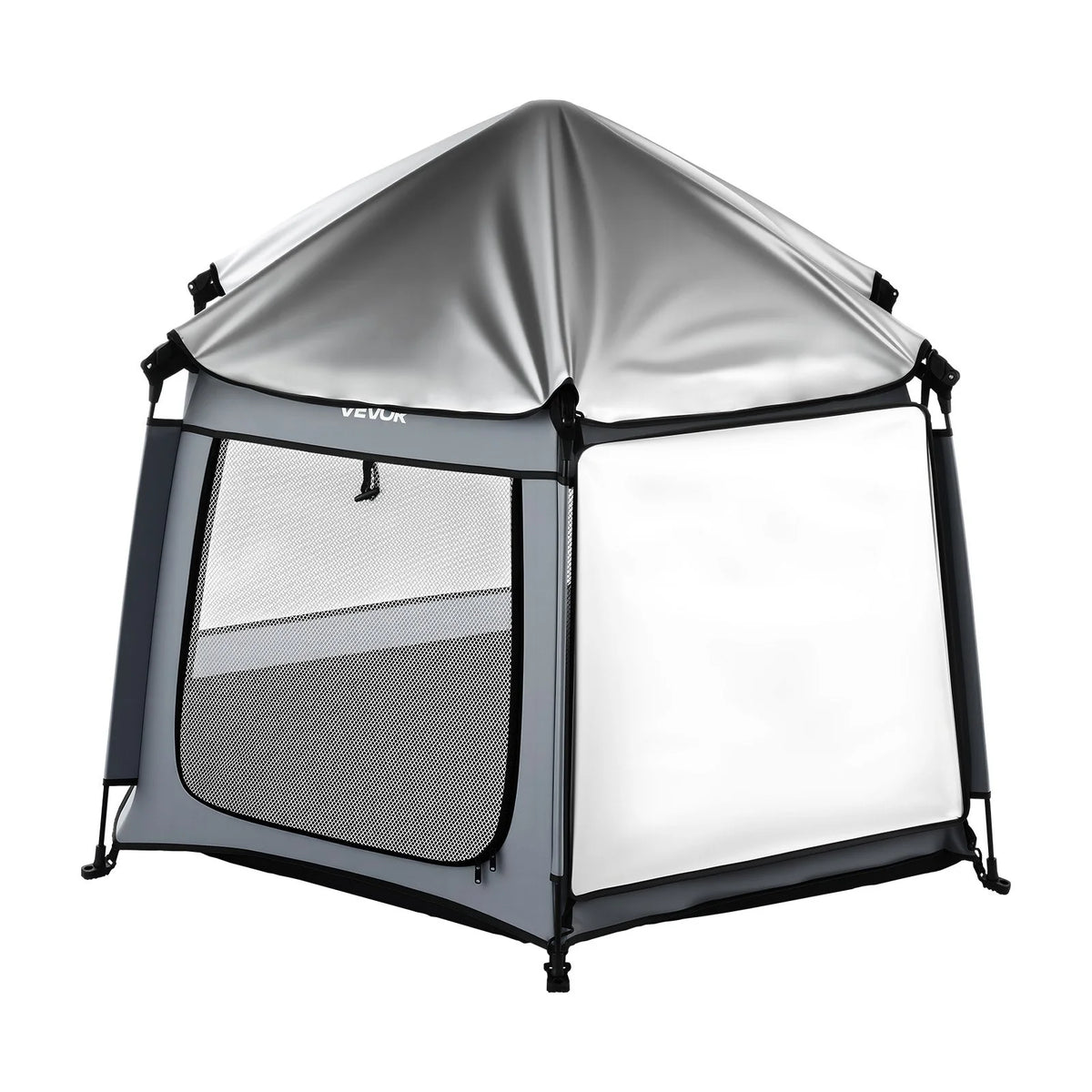 VEVOR Baby Playpen Indoor & Outdoor Portable Play Yard with UPF 50+ Sunshades - View 10