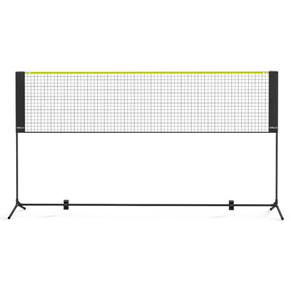 VEVOR Badminton Net, Height Adjustable Volleyball Net, 10ft Wide Foldable Pickleball Net, Portable Easy Setup Tennis Net Set with Poles, Stand and Carry Bag, for Kids Backyard Game Indoor Outdoor Use - View 11