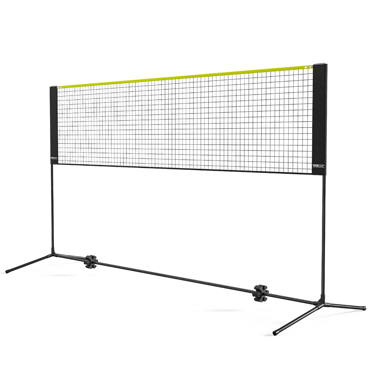 VEVOR Badminton Net, Height Adjustable Volleyball Net, 10ft Wide Foldable Pickleball Net, Portable Easy Setup Tennis Net Set with Poles, Stand and Carry Bag, for Kids Backyard Game Indoor Outdoor Use - View 9