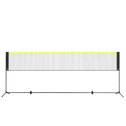 VEVOR Badminton Net, Height Adjustable Volleyball Net, 14ft Wide Foldable Pickleball Net, Portable Easy Setup Tennis Net Set with Poles, Stand and Carry Bag, for Kids Backyard Game Indoor Outdoor Use - View 3