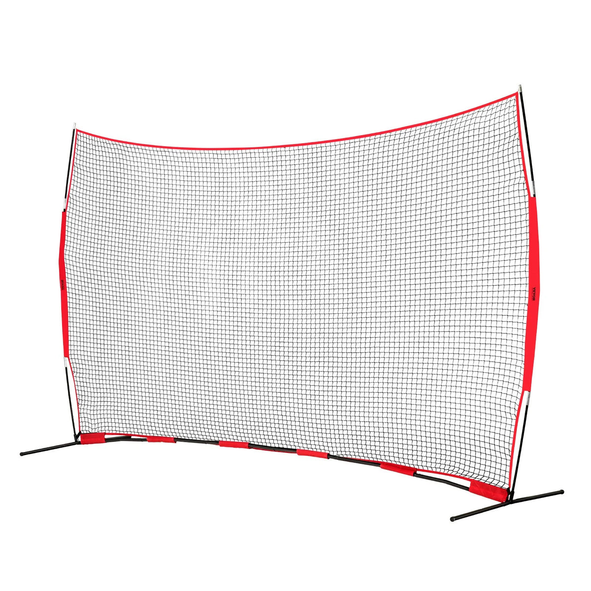 VEVOR Barricade Backstop Net, 16x10 ft Ball Sports Barrier Netting, Portable Practice Equipment with Carry Bag, Protection Screen for Baseball Softball Lacrosse Soccer Training, for Backyard - View 10