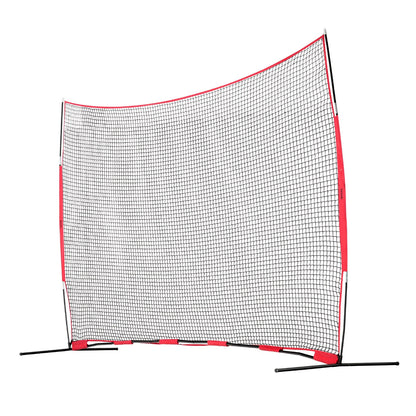 VEVOR Barricade Backstop Net, 16x10 ft Ball Sports Barrier Netting, Portable Practice Equipment with Carry Bag, Protection Screen for Baseball Softball Lacrosse Soccer Training, for Backyard - View 9