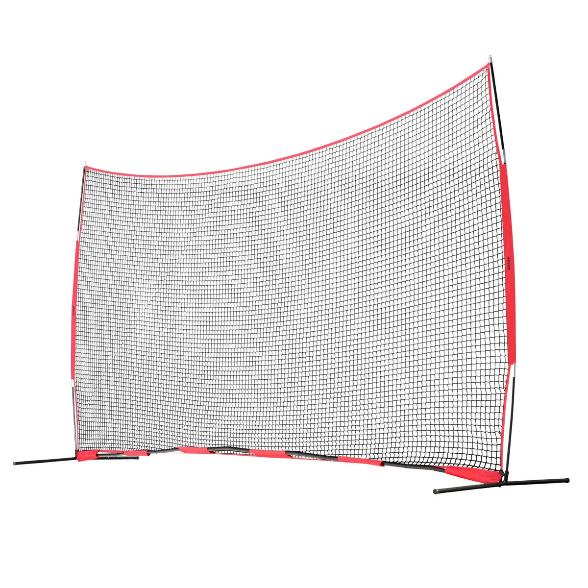 VEVOR Barricade Backstop Net, 20x10 ft Ball Sports Barrier Netting, Portable Practice Equipment with Carry Bag, Protection Screen for Baseball Softball Lacrosse Soccer Hockey Training, for Backyard - View 8