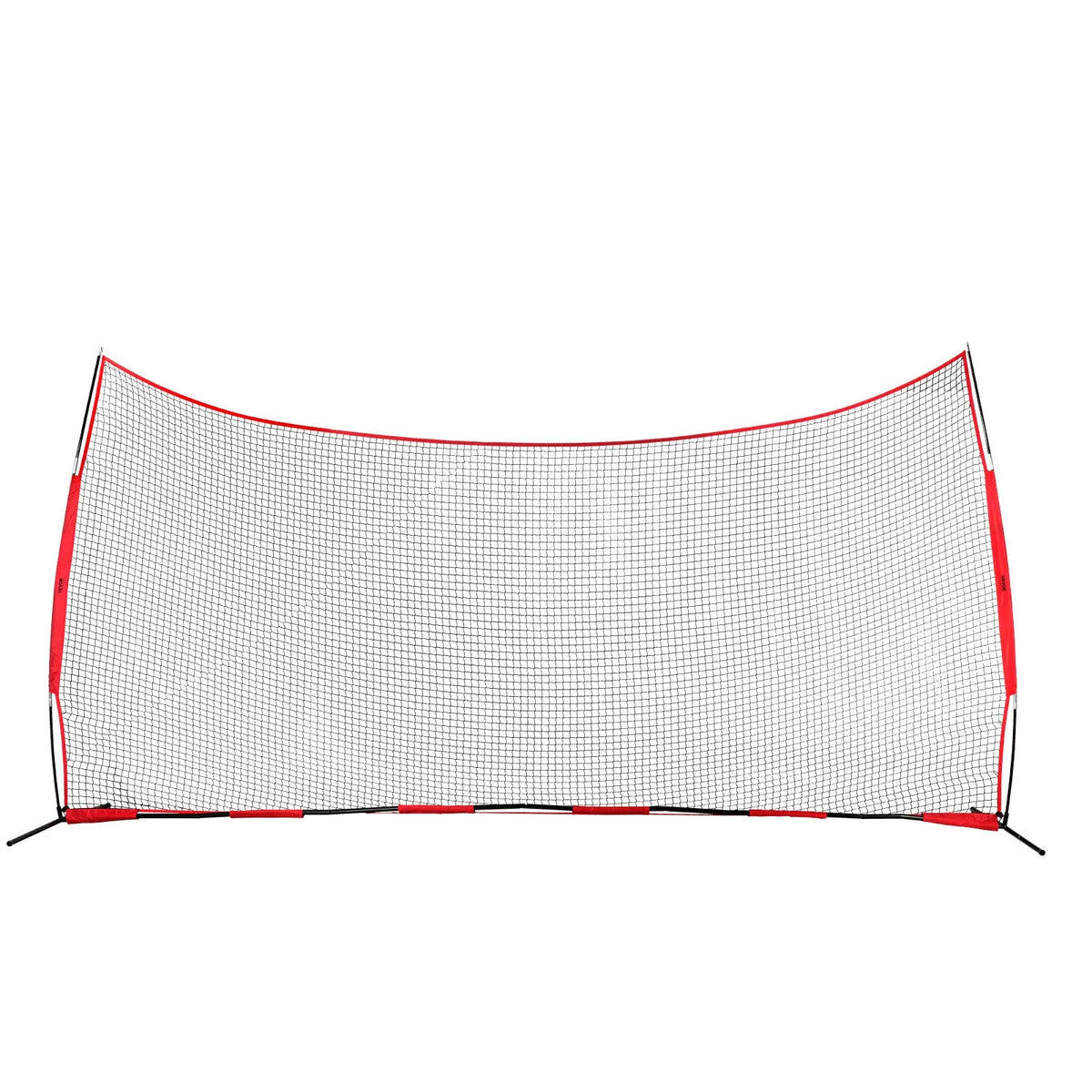 VEVOR Barricade Backstop Net, 20x10 ft Ball Sports Barrier Netting, Portable Practice Equipment with Carry Bag, Protection Screen for Baseball Softball Lacrosse Soccer Hockey Training, for Backyard - View 10