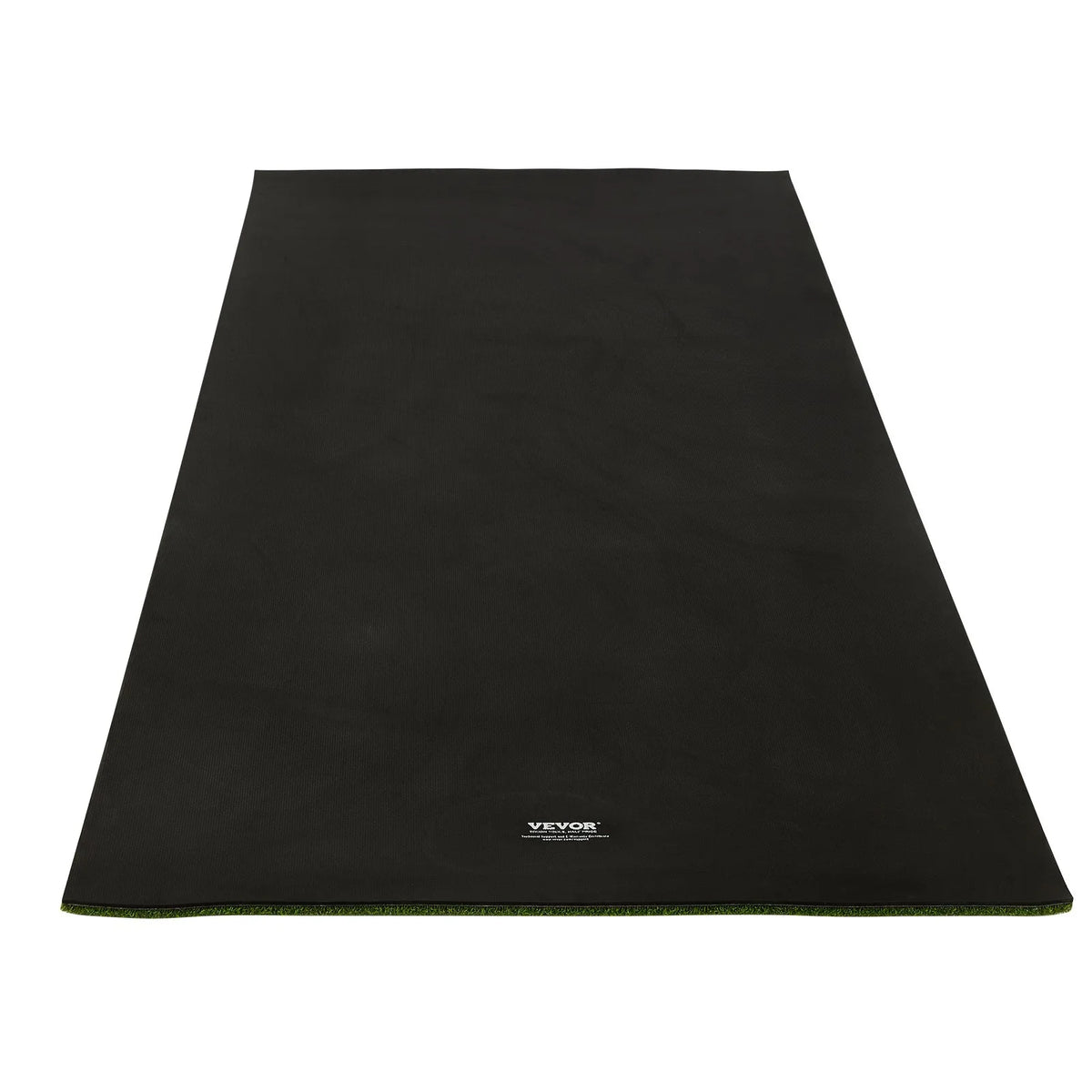 VEVOR Baseball Softball Hitting Batting Mat, 10' x 3.8' Indoor/Outdoor Softball Mat, Lined & Foam Backing Anti-Slip Anti-Fade Softball Training Aid, Portable Practice Mat with Tightening Rope, Green - View 10