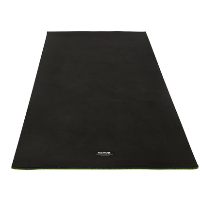VEVOR Baseball Softball Hitting Batting Mat, 10' x 3.8' Indoor/Outdoor Softball Mat, Lined & Foam Backing Anti-Slip Anti-Fade Softball Training Aid, Portable Practice Mat with Tightening Rope, Green - View 10