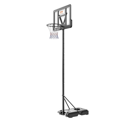 VEVOR Basketball Hoop, 4-10 ft Adjustable Height Portable Backboard System, 44 inch Basketball Hoop & Goal, Kids & Adults Basketball Set with Wheels, Stand, and Fillable Base, for Outdoor/Indoor - View 10