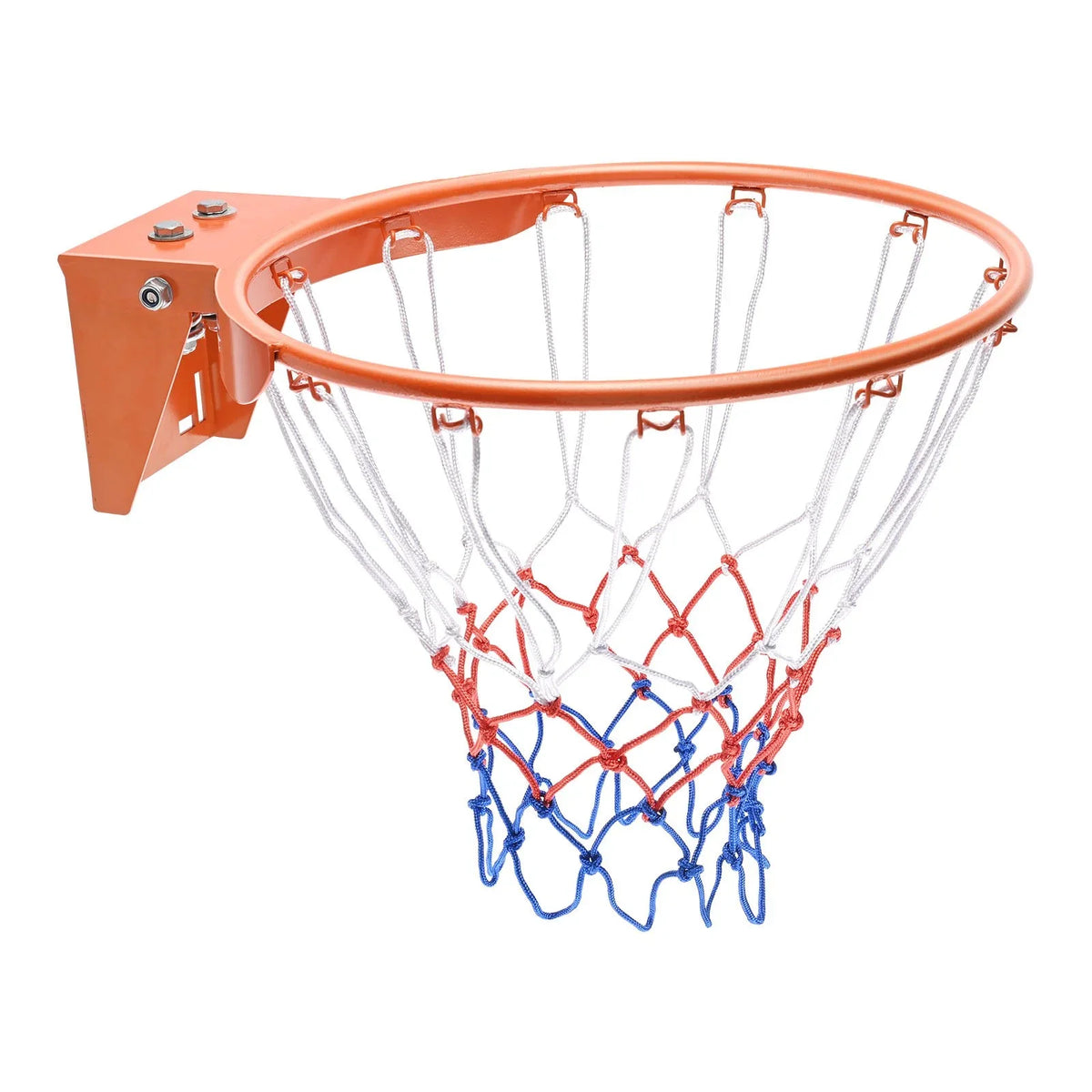VEVOR Basketball Rim, Wall Door Mounted Basketball Hoop, Heavy Duty Q235 Basketball Flex Rim Goal Replacement with Net, Standard 18" Indoor and Outdoor Hanging Basketball Hoop for Kids Adults - View 9