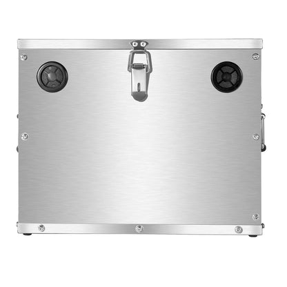 VEVOR Battery Box, Group 24/31 Trolling Motor Battery Box, Marine Batteries Case with Lock, Handles and Rubber-Grommet Cable Holes, Stainless Steel Shell, Suitable for Cars, Boats & Trolling Motors - View 8
