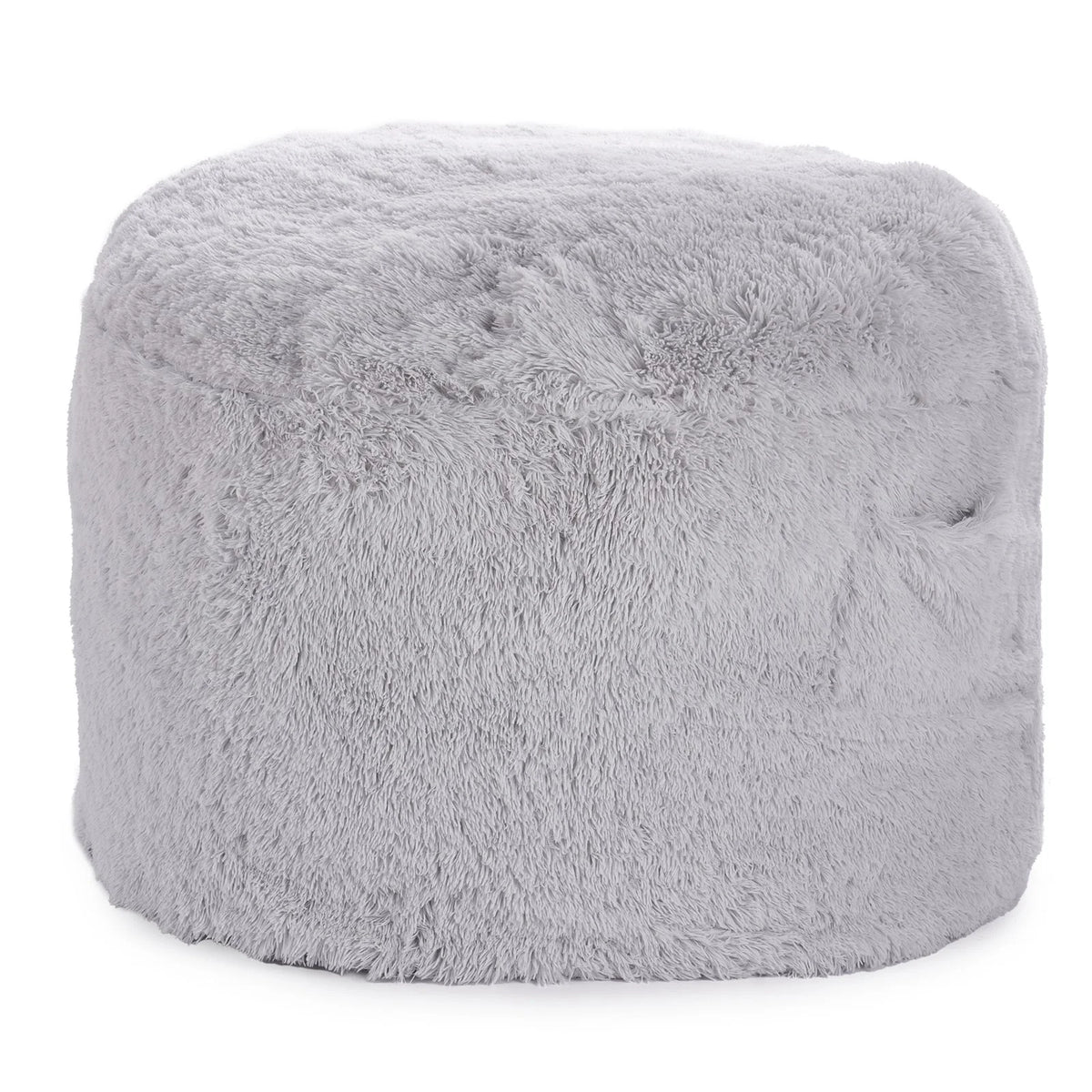 VEVOR Bean Bag Bed Chair, Convertible Chair from BeanBag to Lounge or Mattress, Gaint Bean Bag Chair Bed with Washable Cover for Adults, Fluffy Plush, Foam Filling and Side Pocket, Grey(Queen Size) - View 9