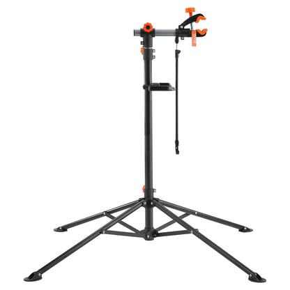 VEVOR Bike Repair Stand, 80 lbs Heavy-duty Steel Bicycle Repair Stand, Adjustable Height Bike Maintenance Workstand with Magnetic Tool Tray Telescopic Arm, Foldable Bike Work Stand for Home, Shops - View 2