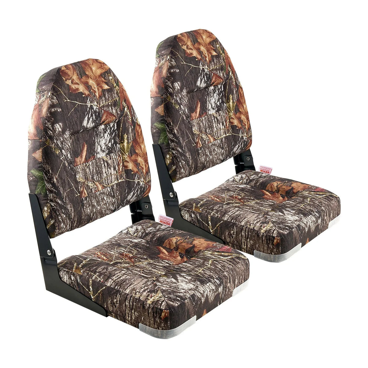VEVOR Boat Seat High Backrest Flip Up Boat Seat Sponge Cushion Camouflage - View 10