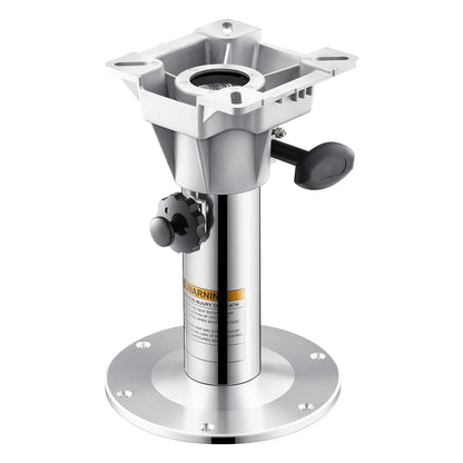 VEVOR Boat Seat Pedestal, Adjustable Height from 12.76 to 18.7 Inches, Aluminum Alloy Boat Chair Base with Locking Design, Waterproof & Rust-resistant, Ideal for Fishing and Boating Enthusiasts - View 9