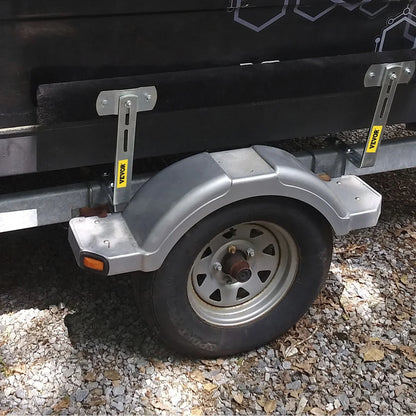 VEVOR Boat Trailer Guide-ons, 48", 2 PCS Rustproof Steel Trailer Guide ons, Trailer Guides with Carpet-Padded Boards, Mounting Parts Included, for Ski Boat, Fishing Boat or Sailboat Trailer - View 7