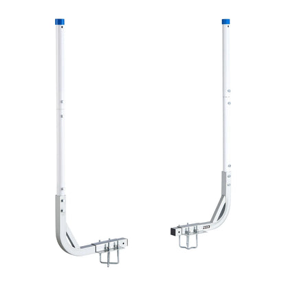 VEVOR Boat Trailer Guides, 30.5 in/47.5 in Height Guide Poles, 2PCS High-Hardness Steel Trailer Guide-Ons, Adjustable Guide Poles with PVC Pipes, for Ski Boats, Compact Fishing Boats, Small Sailboat - View 8