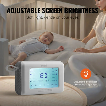 VEVOR Breast Pump, Single/Double Adjustable Electric Breast Pumps, 4 Modes & 9/15 Levels, Reciprocating Piston Pumps, 4000mAH Anti-Backflow Breastfeeding Pump with 300mmHg High Suction, 18/22mm Flange - View 6