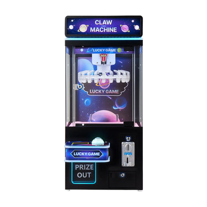 VEVOR Claw Crane Machine, Medium-Sized Arcade Game Machine with Light & Sound, Adjustable Difficulty, Precise Toy Candy Grabber Prize Dispenser Vending Toy, for Commercial Home Cinema, Black Purple - View 10
