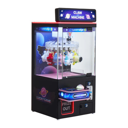 VEVOR Claw Crane Machine, Medium-Sized Arcade Game Machine with Light & Sound, Adjustable Difficulty, Precise Toy Candy Grabber Prize Dispenser Vending Toy, for Commercial Home Cinema, Black Purple - View 9