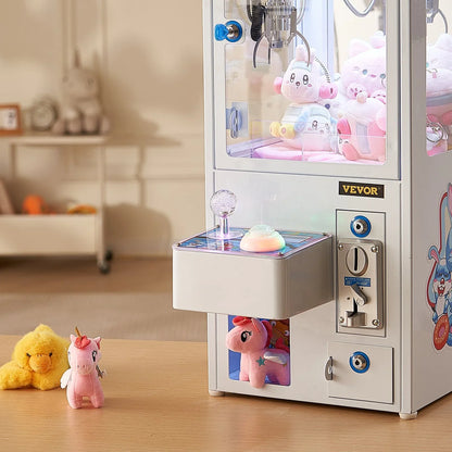 VEVOR Claw Machine, 0-3” Jaw Diameter 0-5” Jaw lifting, Crane Prize Grabber Commercial Arcade Game Toys, Cool Fun Grab-And-Win Machine w/ Light and Sound, Dispenser Vending Toy For Kids,Boys &Girls - View 8