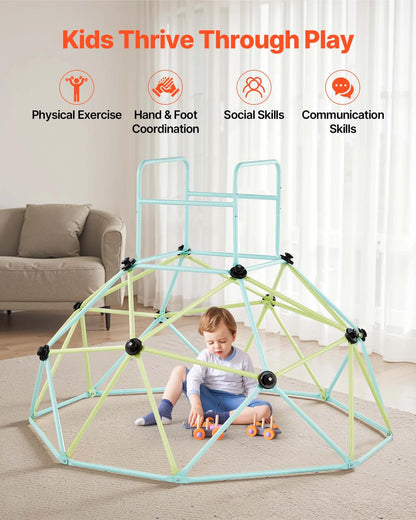 VEVOR Climbing Dome 6FT Geometric Dome Climber 600LBS Loading Kids Jungle Gym - View 4
