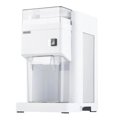 VEVOR Commercial Ice Shaver Machine, 1.91QT /1.8L Large Electric Ice Cube Crusher Shaved Maker with 300W Premium Motor, Stainless Steel Blades, for Bar Mixing Seafood Preservation Home Party, White - View 10