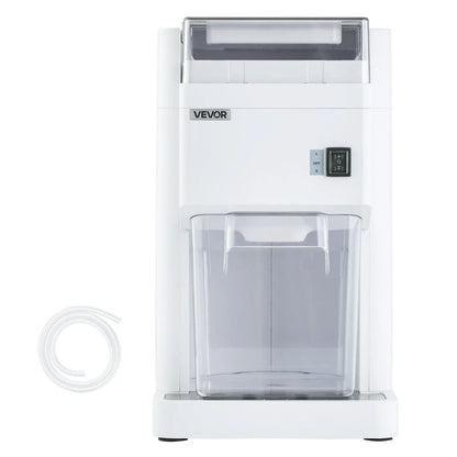 VEVOR Commercial Ice Shaver Machine, 1.91QT /1.8L Large Electric Ice Cube Crusher Shaved Maker with 300W Premium Motor, Stainless Steel Blades, for Bar Mixing Seafood Preservation Home Party, White - View 8