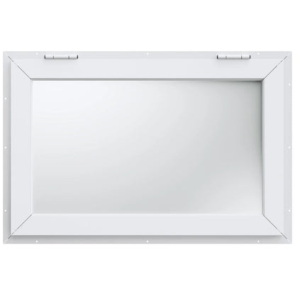 VEVOR Concession Window 36"x24", Aluminum Alloy Food Truck Service Window with Awning Door & Drag Hook, Up to 85 Degrees Stand Serving Window for Food Trucks Concession Trailers, Glass Not Included - View 9
