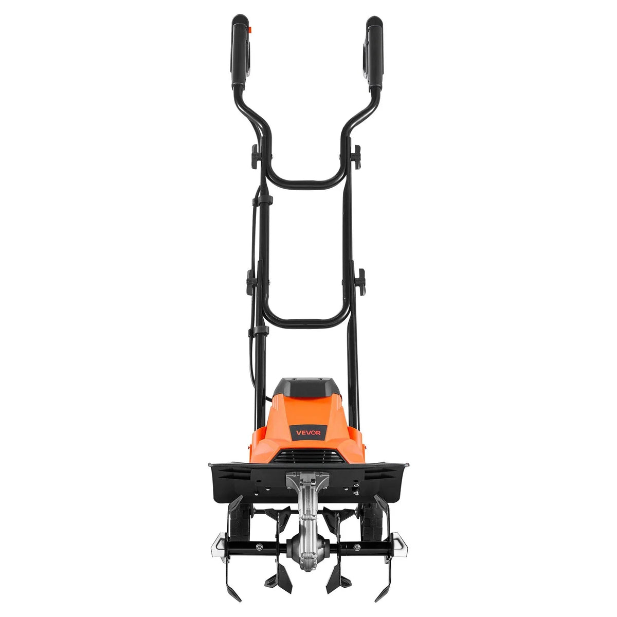 VEVOR Corded Electric Tiller, 14 Inch Tilling Width Garden Rototiller, 10-Amp Motor Heavy-Duty Tilling Machine, Cultivator with Steel Tines and Foldable Handle, for Lawn, Yard, and Gardening Care - View 9