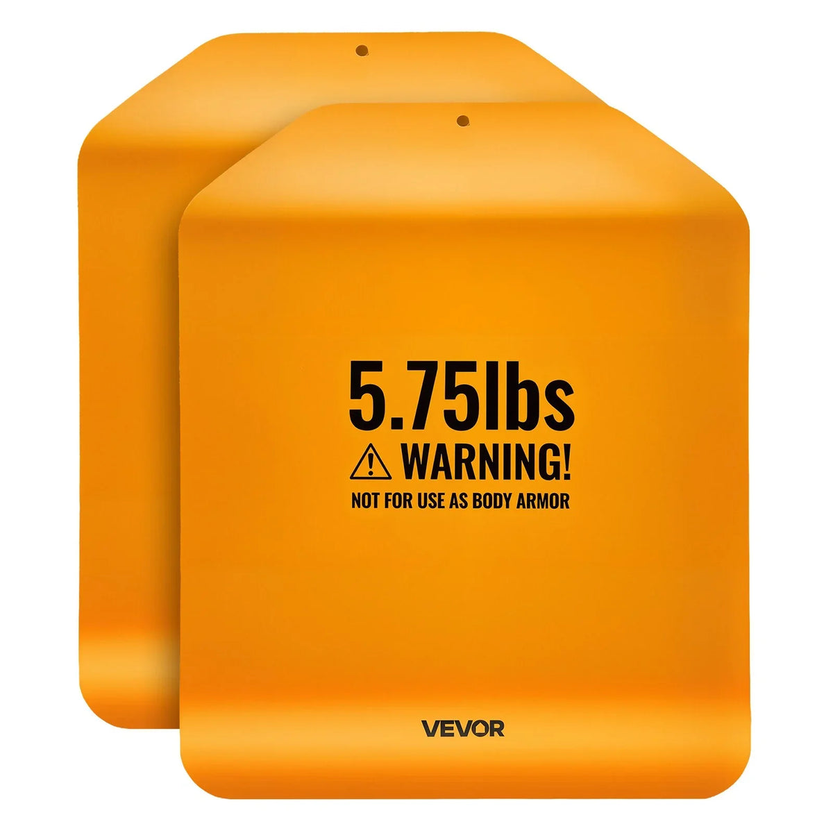 VEVOR Curved Weight Vest Plates, 5.75 LB Pairs, Premium Steel Tactical Weighted Plates for Vest, Ergonomic Design, for Strength Endurance Training, Running, Jogging, Fitness, Heavy Workouts - View 8
