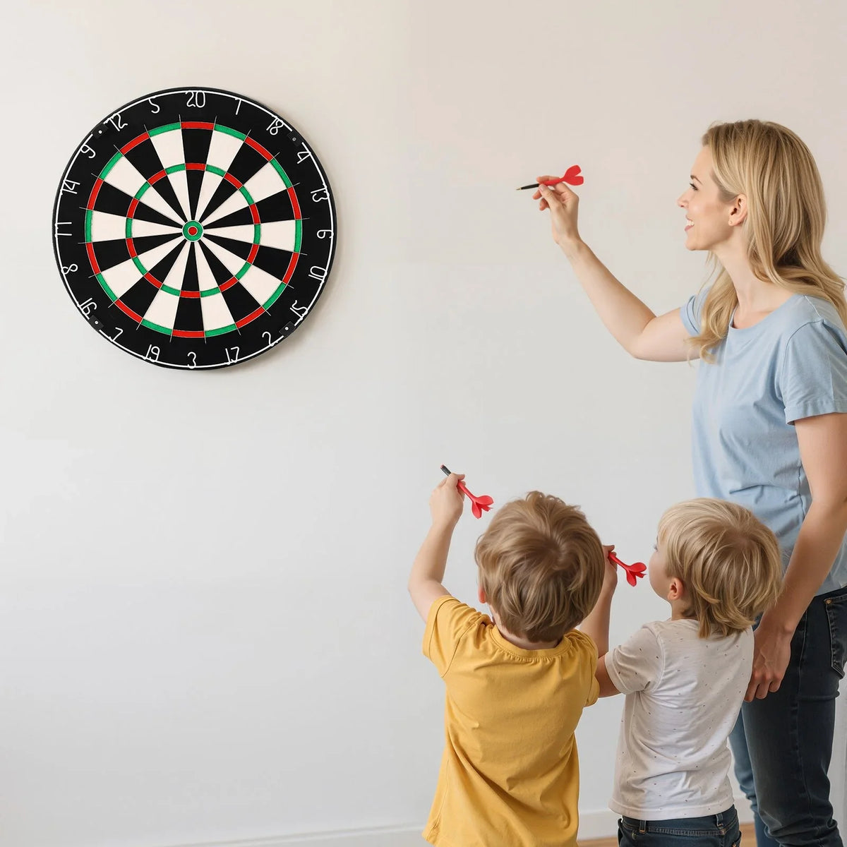 VEVOR Dart Board Self-Healing Sisal Fiber Dartboard with Staple-Free Bullseye - View 7