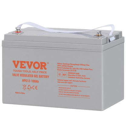 VEVOR Deep Cycle Battery, 12V 100 AH, AGM Marine Rechargeable Battery, High Self-Discharge Rate 800A Current, for RV Solar Marine Off-Grid Applications UPS Backup Power System - View 8