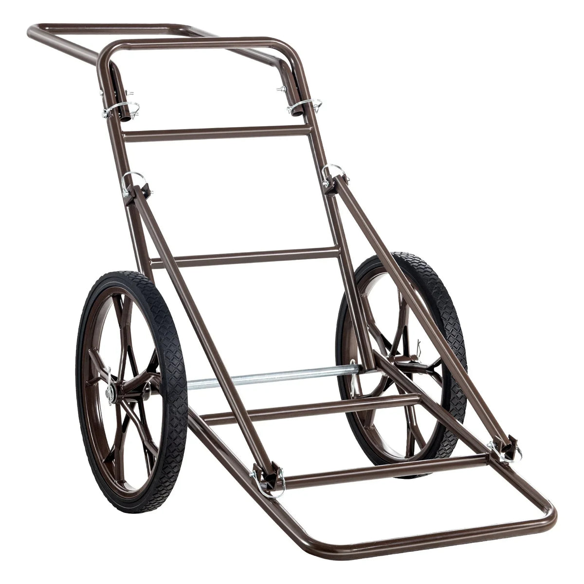 VEVOR Deer Cart, 500 LBS Capacity Folding Game Cart, Deer Cart Game Hauler with 17" Big Rubber Wheel & Ergonomic Handle, Heavy-Duty Game Cart Accessories, Utility Gear Dolly for Hunting Fishing Hiking - View 9