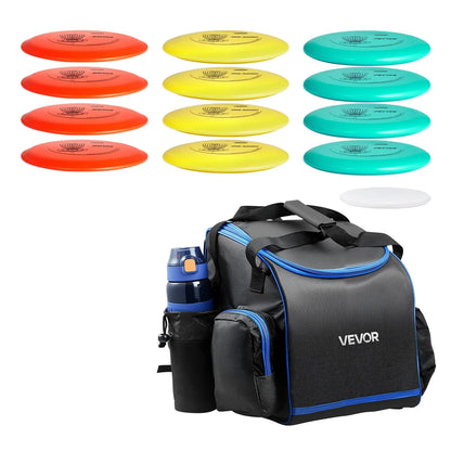VEVOR Disc Golf Set with 12 Discs Mini Disc Marker and Portable Starter Bag - View 10