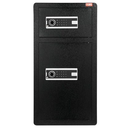 VEVOR Double Door 5.5 cu.ft Safe Box with Key Lock Password Cabinet Black,organize cash, passports, jewelry, gold, watches and documents - View 10