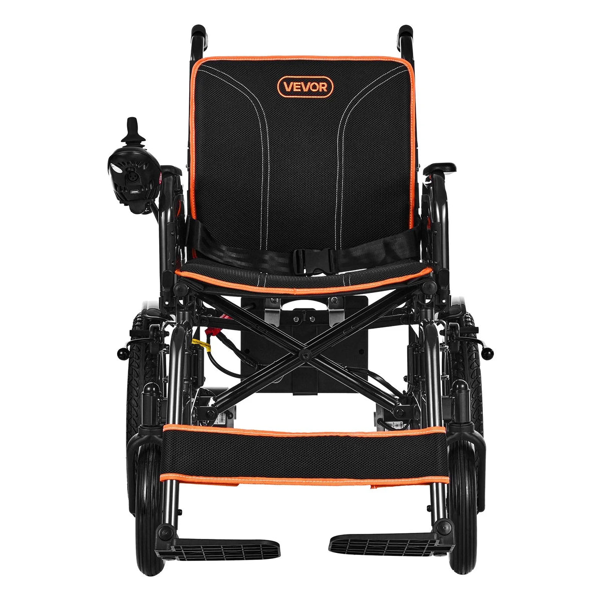 VEVOR Electric Wheelchair for Adults, 265lbs Capacity, Foldable & Lightweight Motorized Wheelchair, 13-Mile Long Travel Range, All-Terrain Powered Chair, Portable for Seniors & Disabled - View 10