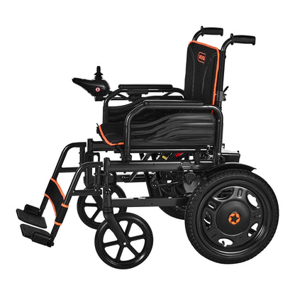 VEVOR Electric Wheelchair for Adults, 265lbs Capacity, Foldable & Lightweight Motorized Wheelchair, 13-Mile Long Travel Range, All-Terrain Powered Chair, Portable for Seniors & Disabled - View 8