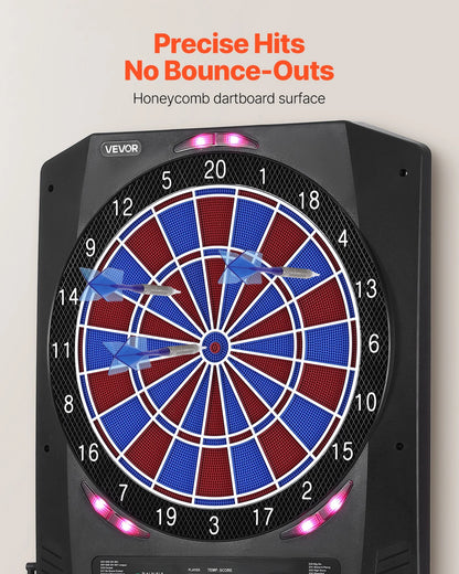 VEVOR Electronic Dartboard 13.5" Target Dartboard 45 Game Mode & 474 Variations - View 2