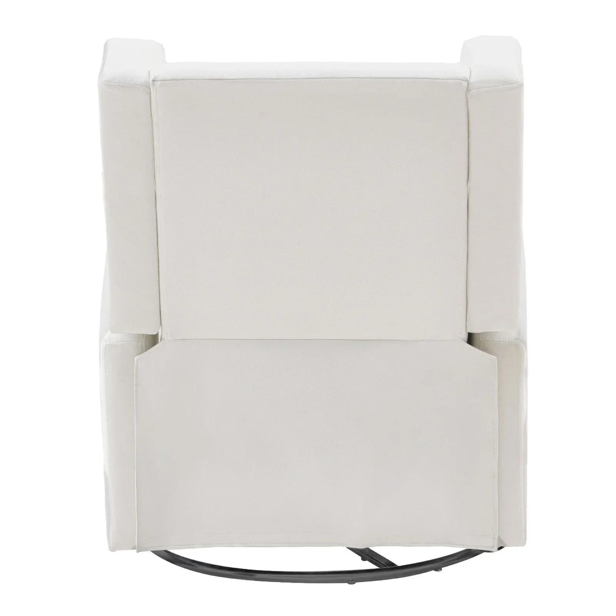 VEVOR Electronic Power Recliner and Swivel Glider, 250 lbs Weight Capacity Swivel Glider Recliner Chair with USB Port, Polyester Surface Swivel Rocker Recliner  for Living Room, Bedroom,  Off White - View 9