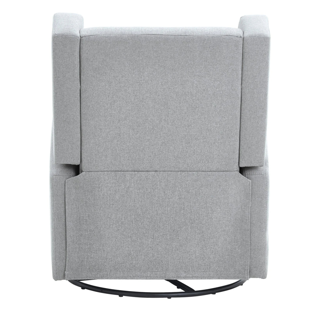 VEVOR Electronic Power Recliner and Swivel Glider, 250 lbs Weight Capacity Swivel Glider Recliner Chair with USB Port, Polyester Surface Swivel Rocker Recliner  for Living Room, Bedroom, Light Gray - View 9
