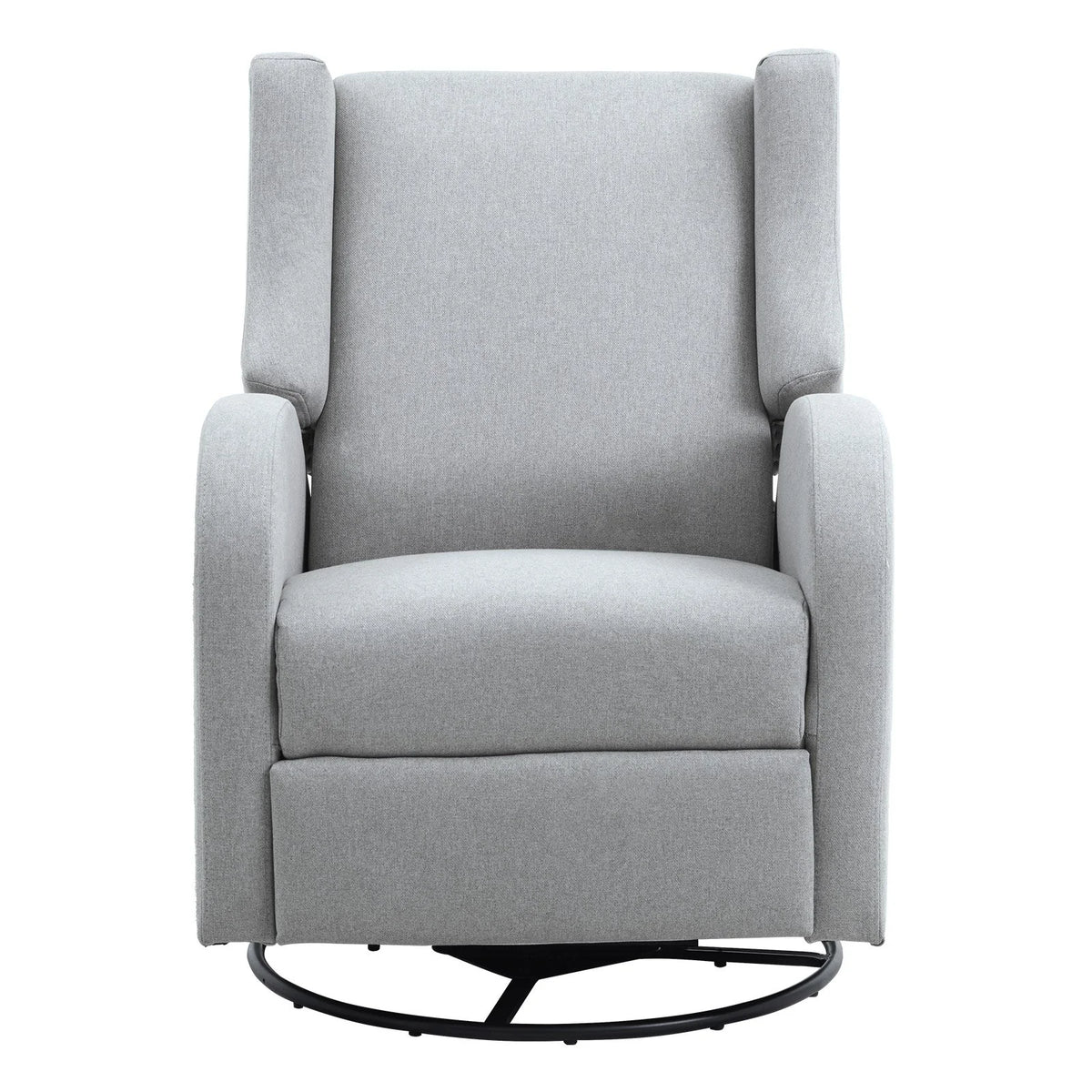 VEVOR Electronic Power Recliner and Swivel Glider, 250 lbs Weight Capacity Swivel Glider Recliner Chair with USB Port, Polyester Surface Swivel Rocker Recliner  for Living Room, Bedroom, Light Gray - View 8