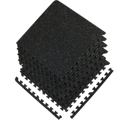 VEVOR EVA Interlocking Foam Floor Mats, 0.56 in Thickened 6 Pcs Puzzle Rubber Tiles, 24 x 24 in Exercise Floor Mat for Workout & Fitness, Heavy Duty Flooring Mats for Home, Gym, Office-24 Sq Ft - View 11