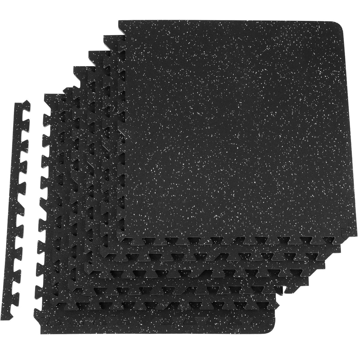 VEVOR EVA Interlocking Foam Floor Mats, 0.56 in Thickened 6 Pcs Puzzle Rubber Tiles, 24 x 24 in Exercise Floor Mat for Workout & Fitness, Heavy Duty Flooring Mats for Home, Gym, Office-24 Sq Ft
