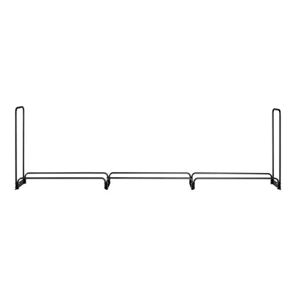 VEVOR Firewood Rack with Waterproof Cover, 150 x 14 x 46 in Outdoor Firewood Holder, 660lb Weight Capacity, 1/2 Cord Log Holder, Half-Covered, Powder-coated Wood Storage Rack for Fireplace Deck - View 12